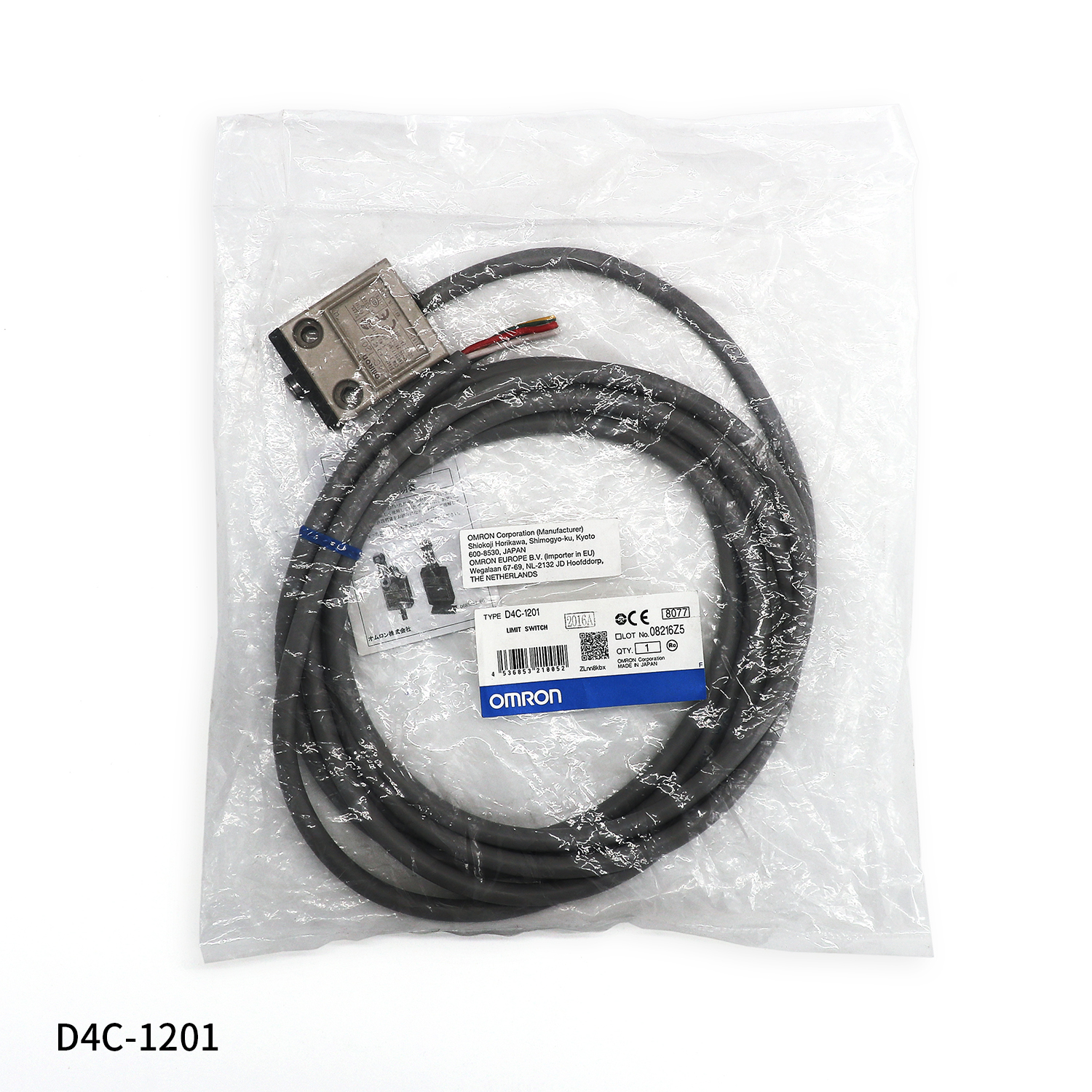 OMRON 欧姆龙 封闭式开关 
D4C-6524