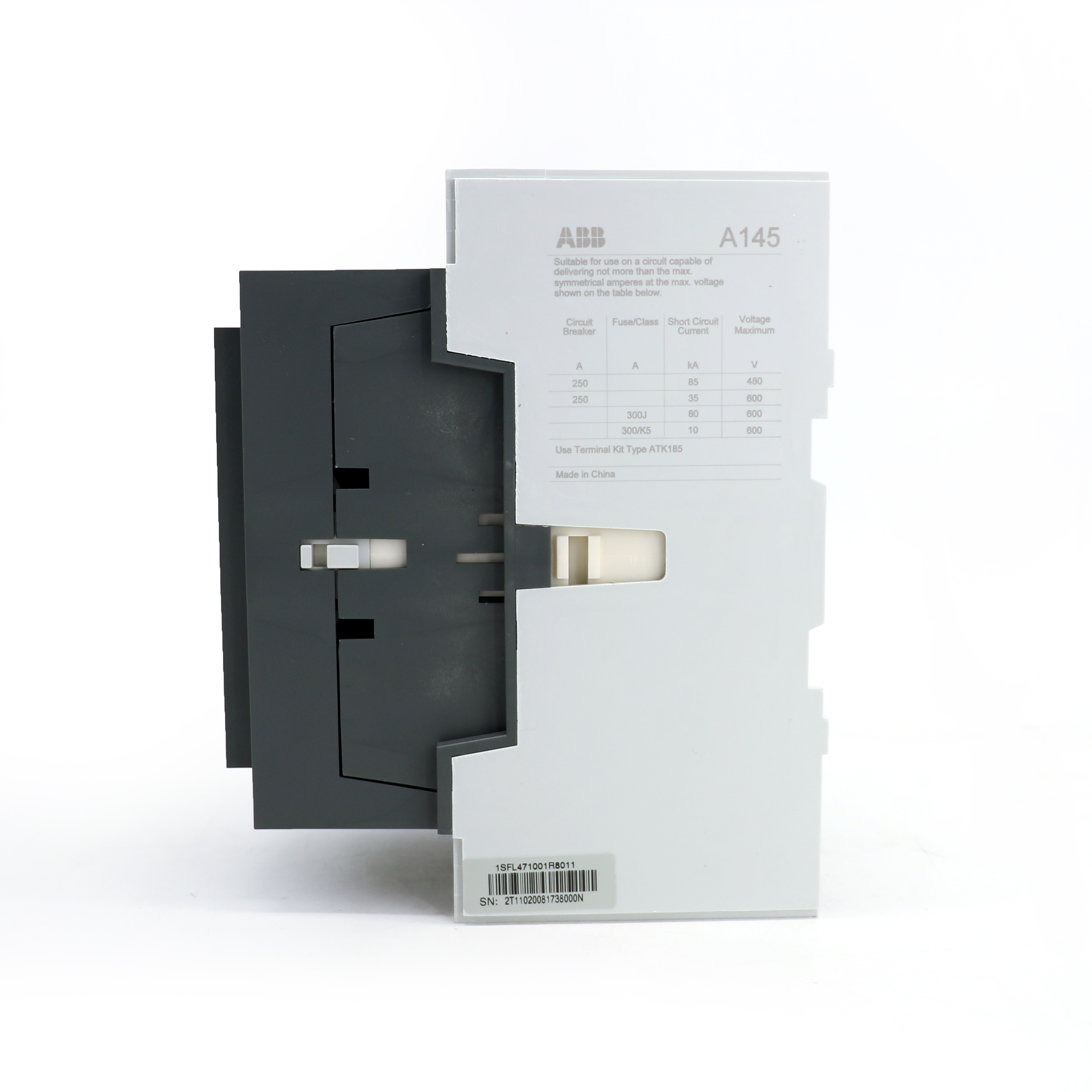 ABB A系列接触器 A145-30-11*230-240V 50Hz/240-260V 60Hz