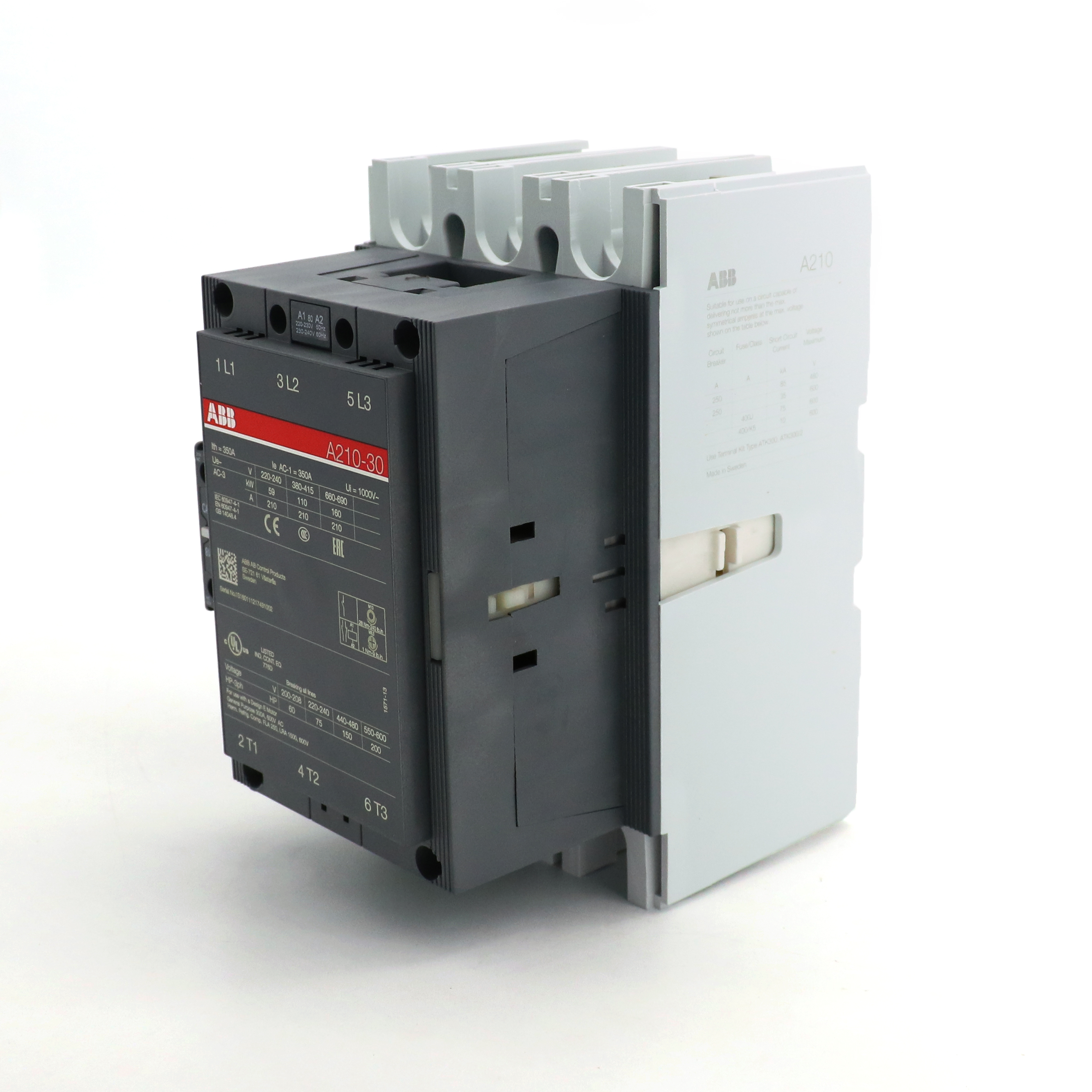 ABB A系列接触器 A210-30-11*24V 50/60Hz