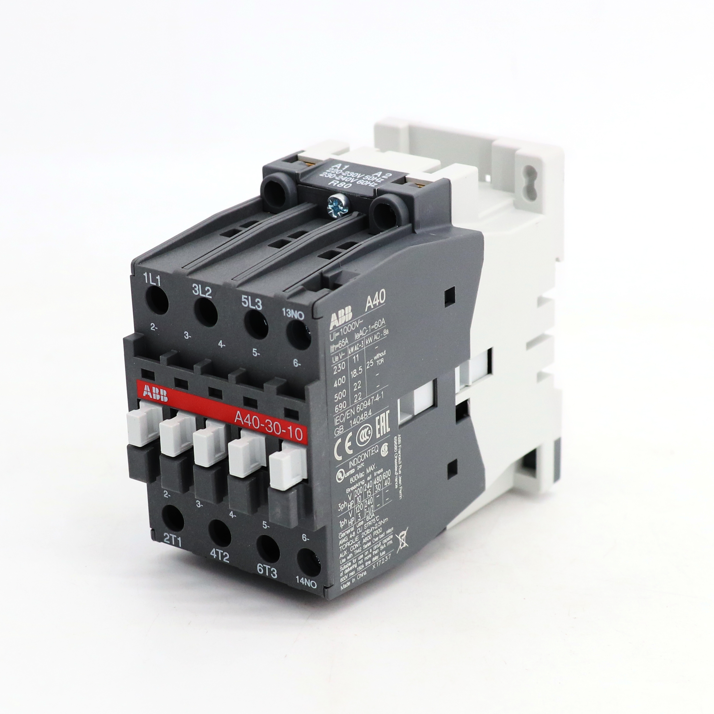 ABB A系列接触器 A300-30-11*230-240V 50Hz/240-260V 60Hz