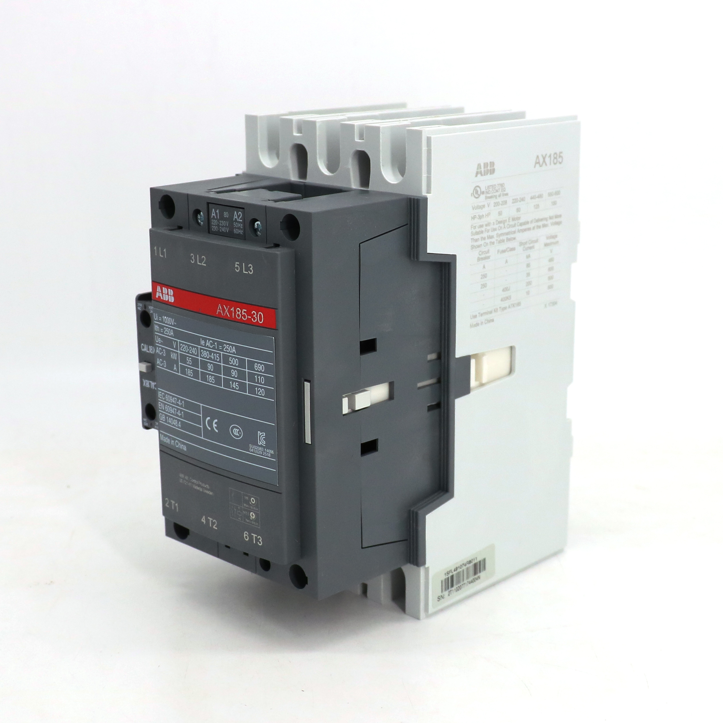 ABB 交流接触器 AX185-30-11-81*24V 50/60Hz