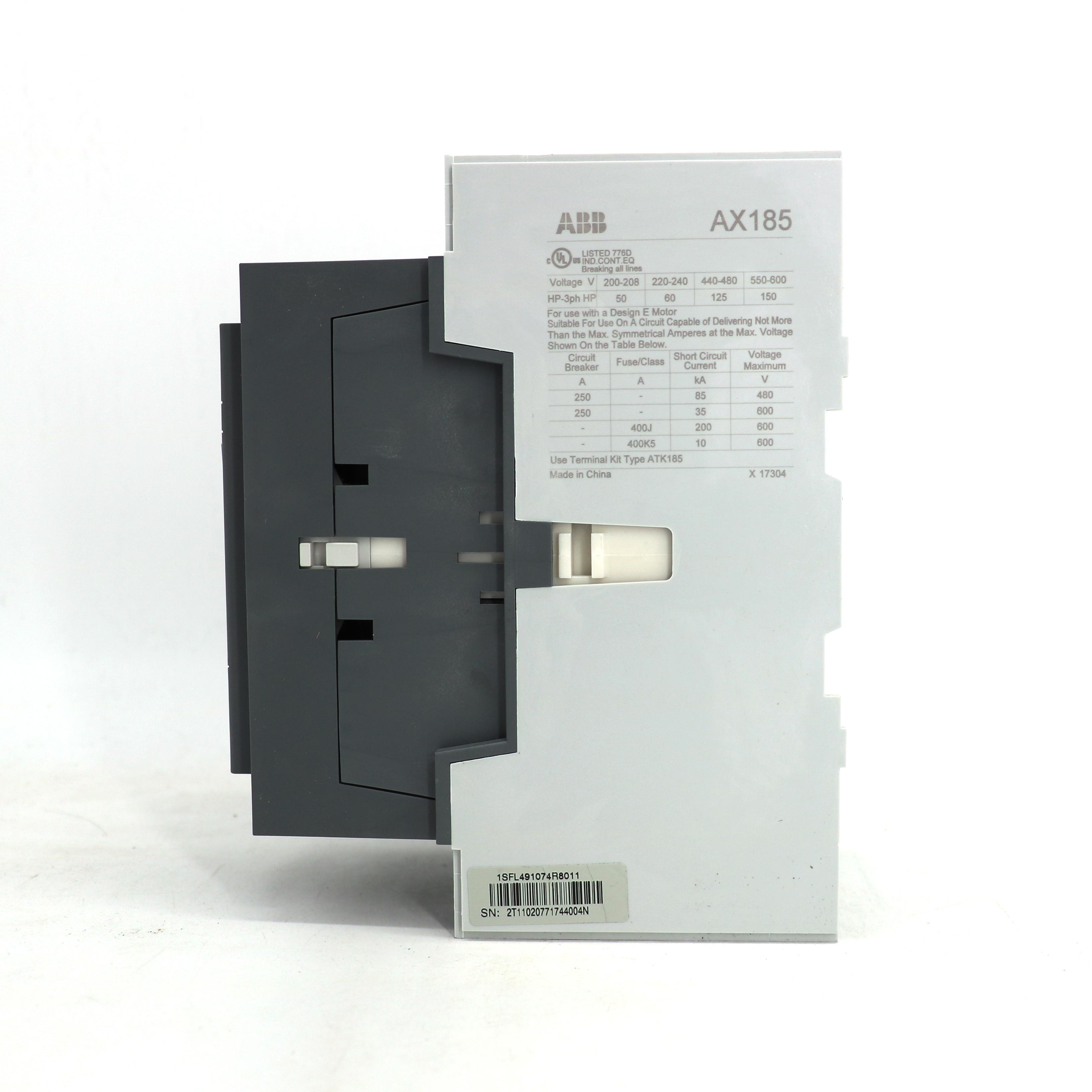 ABB 交流接触器 AX185-30-11-81*24V 50/60Hz