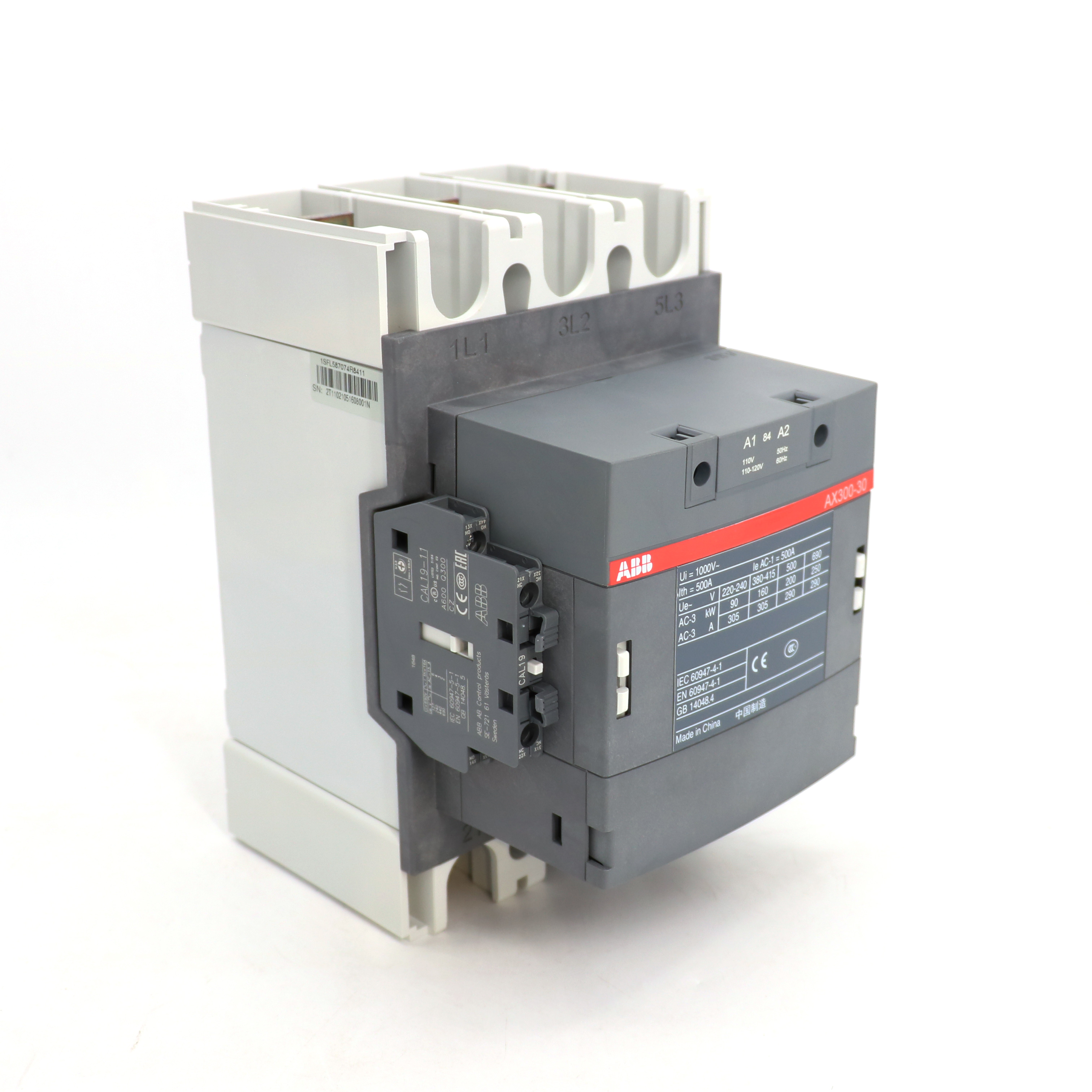 ABB 交流接触器 AX300-30-11-81*24V 50/60Hz