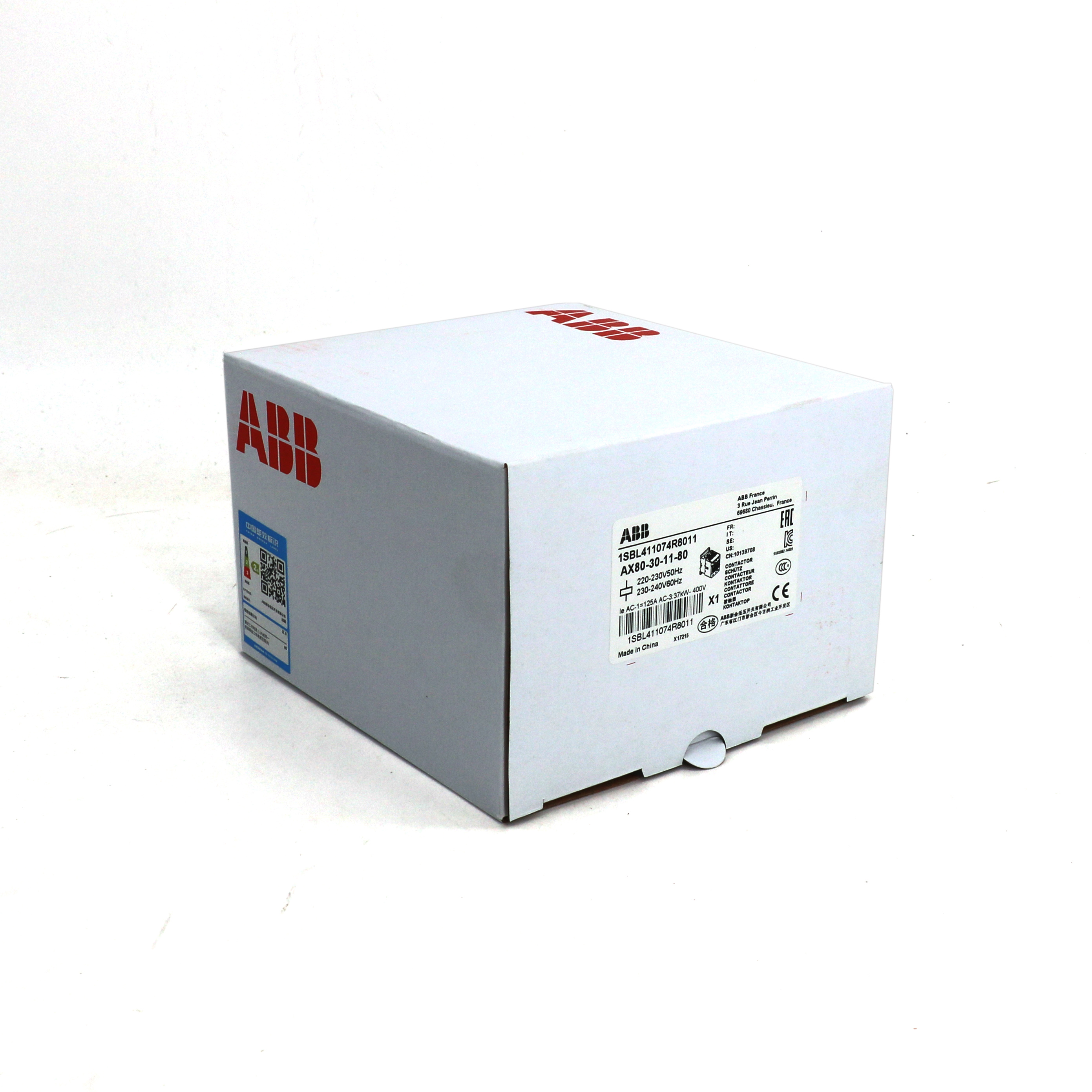 ABB 交流接触器 AX80-30-00-84*110V 50Hz/110-120V 60Hz