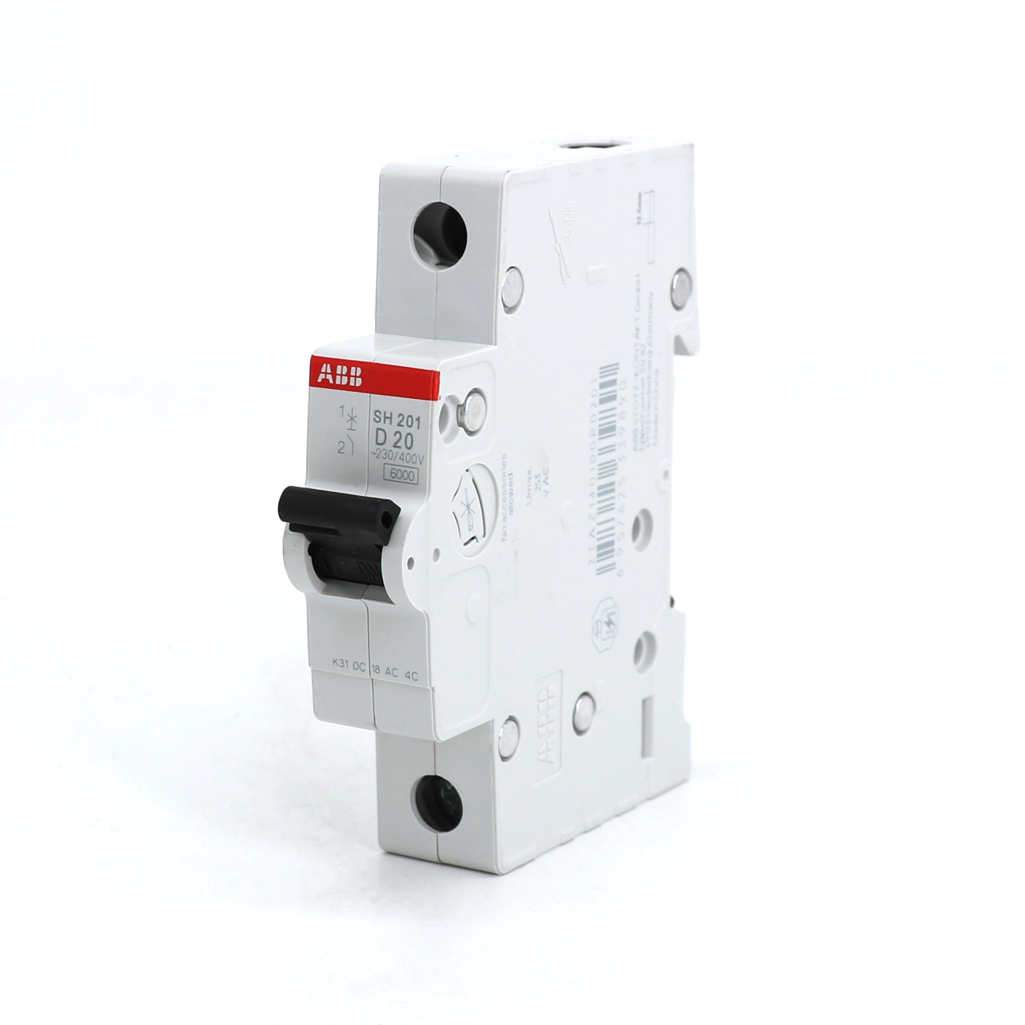 ABB 带过压保护微型断路器 SH201-C25 NA OV