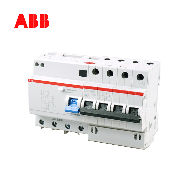 ABB 带过压保护微型断路器 SH203-C6 NA OV