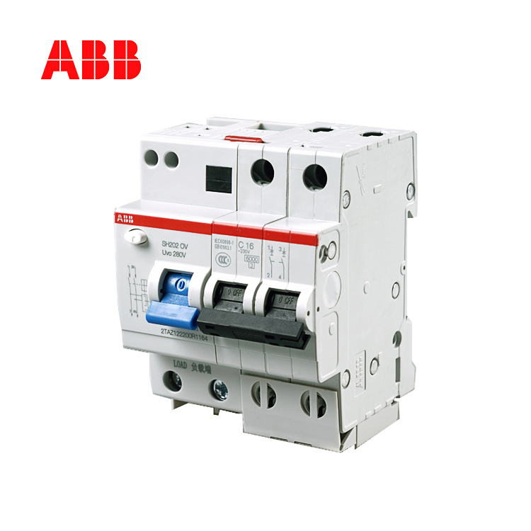ABB 带过压保护微型断路器 SH203-C6 NA OV