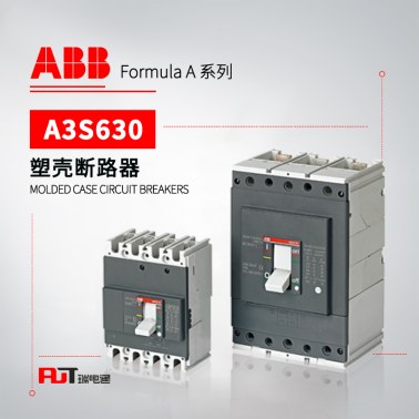 ABB Formula塑壳断路器 A3S630 TMF500/5000 FF 3P