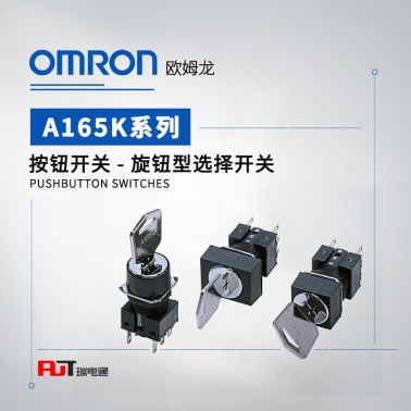OMRON 欧姆龙 钥匙型选择开关 A165K-T2ML-2